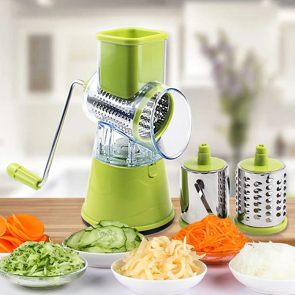 Manual 3‑in‑1 Vegetable Cutter